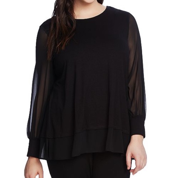 Vince Camuto Tops - NWT / VINCE CAMUTO / PLUS VICTORIAN FASH BLOUSE